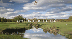 Desktop Screenshot of gosforthgolfclub.co.uk